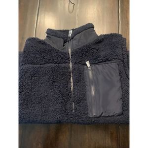 NWT Lauren By Ralph Lauren Women’s Sherpa 1/4 Zip Pullover Jacket XS*